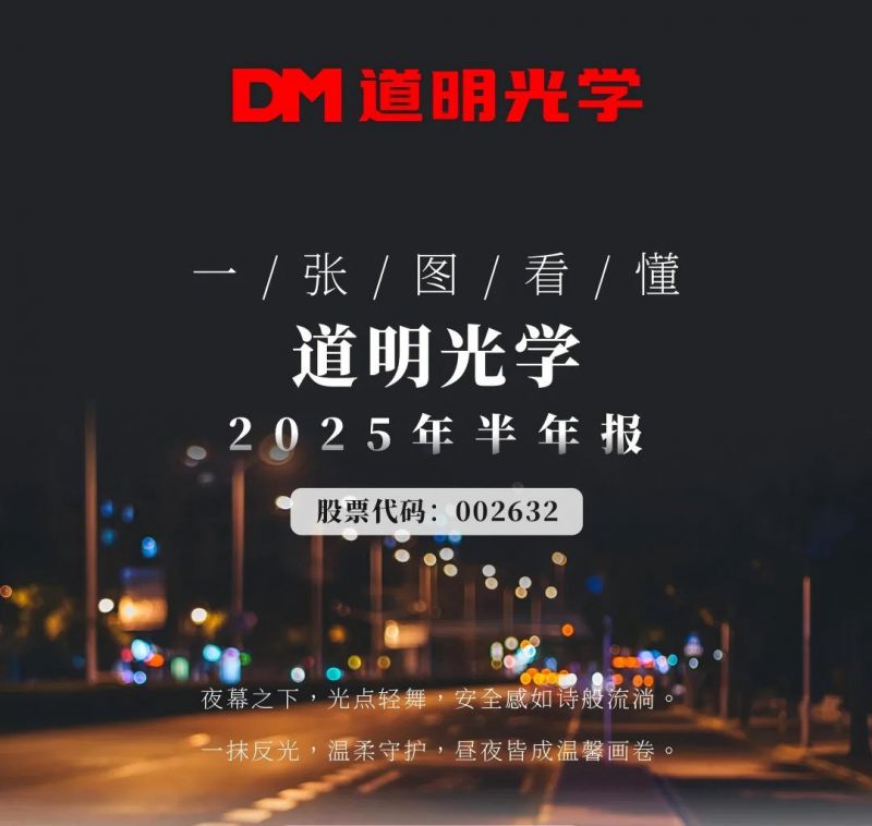 一张图看懂丨华体会体育光学2025年半年报